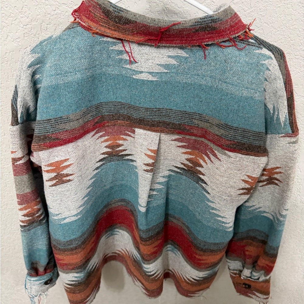 Aztec Patterned Women's Jacket - image 3
